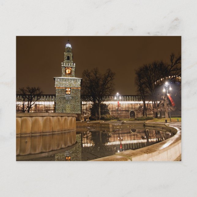 The Castle of Milan Postcard (Front)