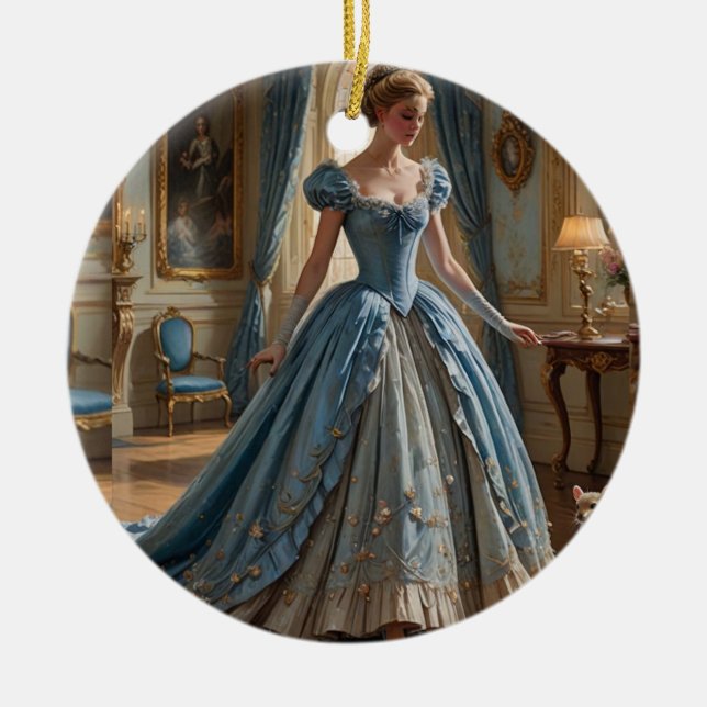 The Castle’s Secret Princess Ceramic Tree Decoration (Front)