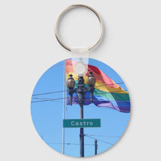 The Castro San Francisco Street Sign Keychain