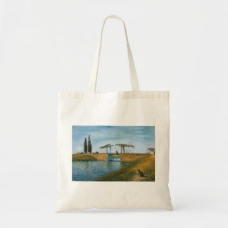 The Cat at Langlois Bridge Tote Bag