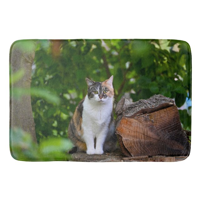 The Cat     Bath Mat (Front)