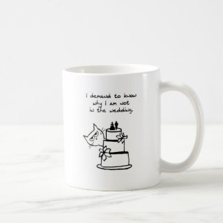 The Cat Crashes the Wedding - Funny Cat Coffee Mug