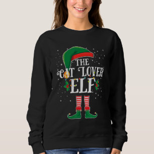 The Cat Elf Family Group Matching Christmas Paja Sweatshirt