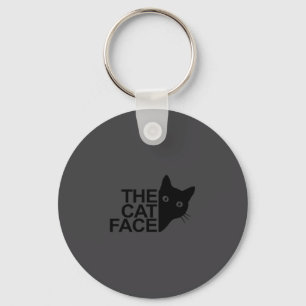 The Cat Face Funny Design Women Men Girl Boy Cute  Key Ring
