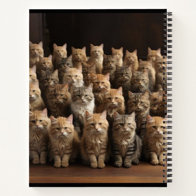 the cat family notebook (Back)