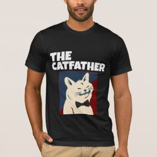 THE CAT FATHER DAD T-SHIRT T-SHIRTS