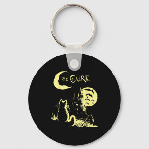 The Cat Gothic Retro Cat Lover Men Women Kids  Key Ring