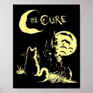 The Cat Gothic Retro Cat Lover Men Women Kids Poster