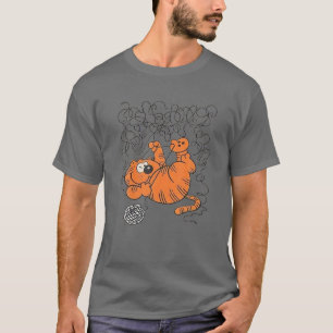 The Cat Is Playing Lonely Comedy Cartoon For Men W T-Shirt