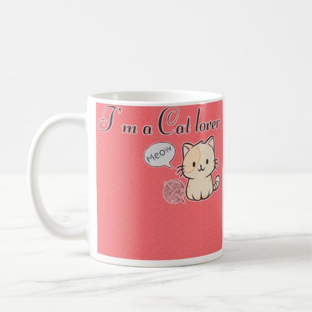 The Cat Lover Mug (Left)