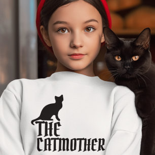 THE CAT MOTHER girls cute T-SHIRTS