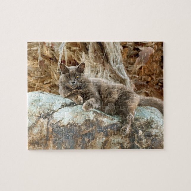 The Cat   Pillow Case Jigsaw Puzzle (Horizontal)