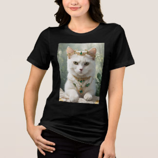 The cat princess. Tri-Blend shirt