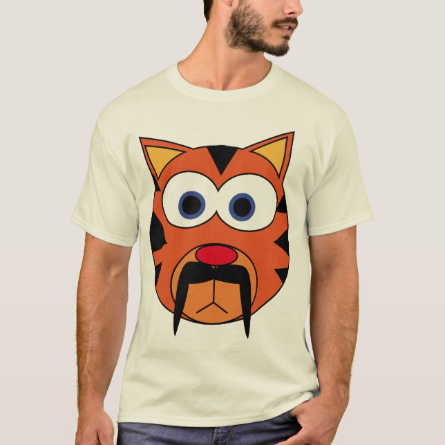 The Cat Stache T-Shirt (Front)