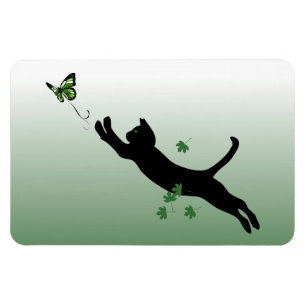 The Cat & The Butterfly Magnet