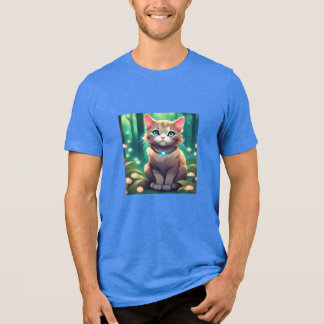 The cat Tri-Blend shirt