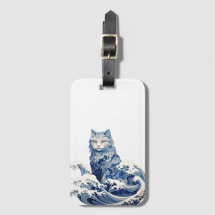 The Cat Wave Off Kanagawa Luggage Tag