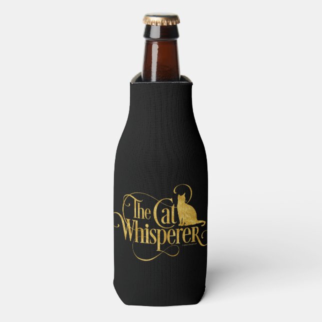The Cat Whisperer Bottle Cooler (Bottle Front)