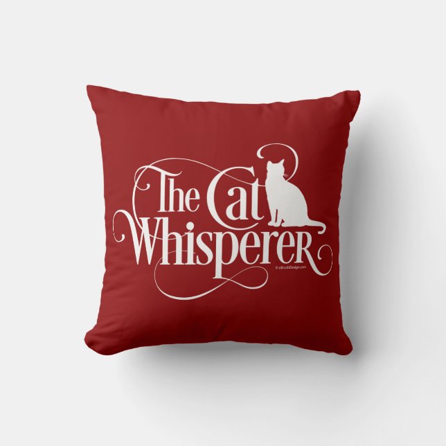 The Cat Whisperer Cushion (Front)