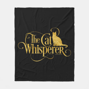 The Cat Whisperer Fleece Blanket