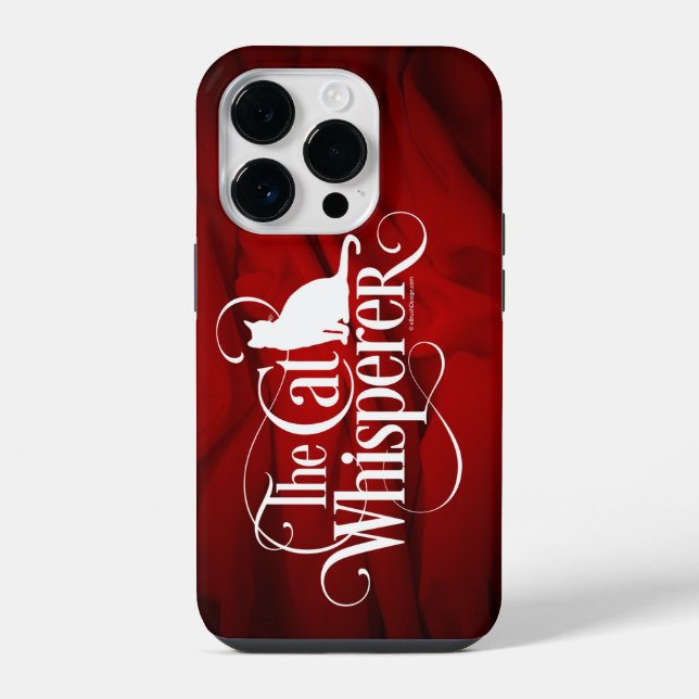 The Cat Whisperer iPhone Case (Back)
