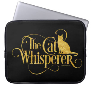The Cat Whisperer Laptop Sleeve