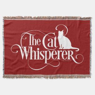 The Cat Whisperer Throw Blanket