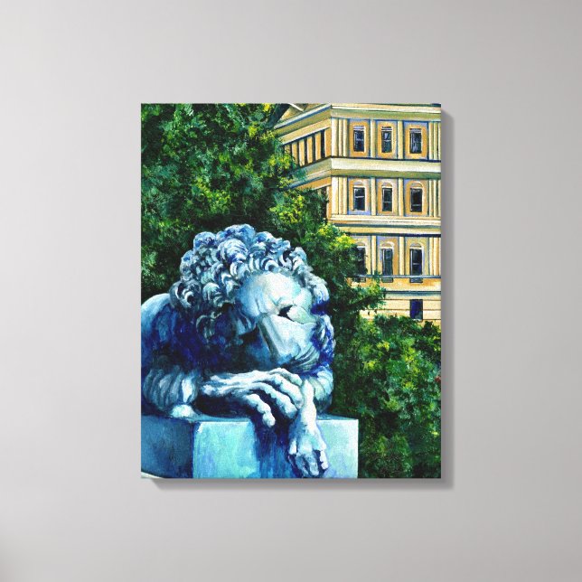 The Cat Who Ate The Canary Canvas Print (Front)