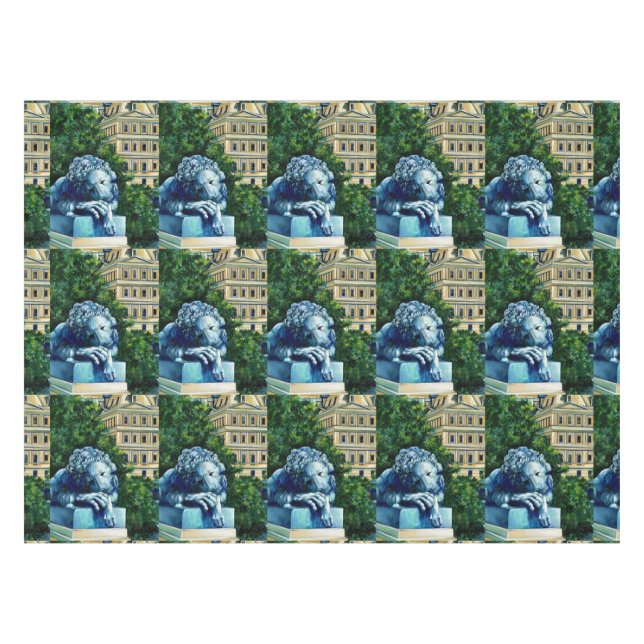 The Cat who ate the Canary Tablecloth (Front (Horizontal))