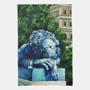 The Cat who ate the Canary Tea Towel