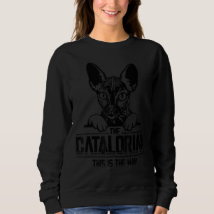 The Catalorian  This Is The Way Funny Cat Sphynx Sweatshirt