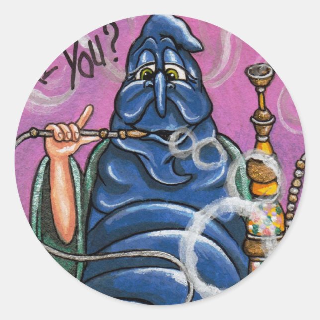 THE CATERPILLAR Alice in Wonderland Sticker (Front)