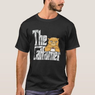 The Catfather Coffee Cat Father Mafia Whiskers Mal T-Shirt