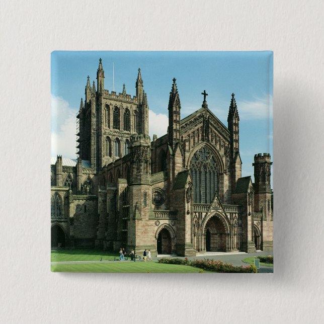 The Cathedral Church of the Blessed Virgin Mary an 15 Cm Square Badge (Front)