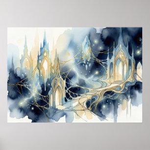 The Cathedral of Luminous Breath Poster