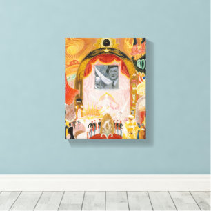 The Cathedrals of Broadway by Florine Stettheimer Canvas Print