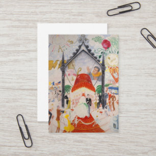 The Cathedrals of Fifth Avenue by Stettheimer Business Card