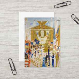 The Cathedrals of Wall Street by Stettheimer Business Card