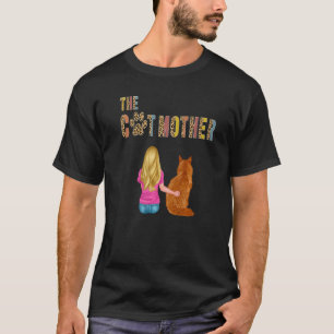 The Catmother Maine Coon Cat   Mother Cat Mom  1 T-Shirt