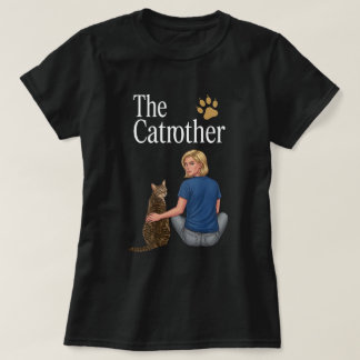 The Catmother Tabby Cat Owner Art T-Shirt