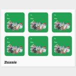 The Cats and Crew Christmas Labels<br><div class="desc">We donate a portion of our profits to cat rescue.</div>