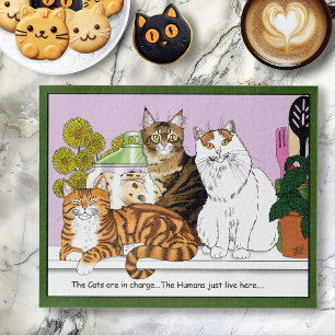 The Cats are in Charge Jigsaw Puzzle