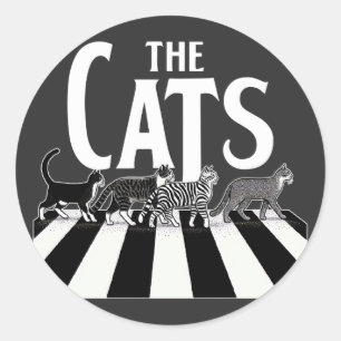 The Cats Classic Round Sticker