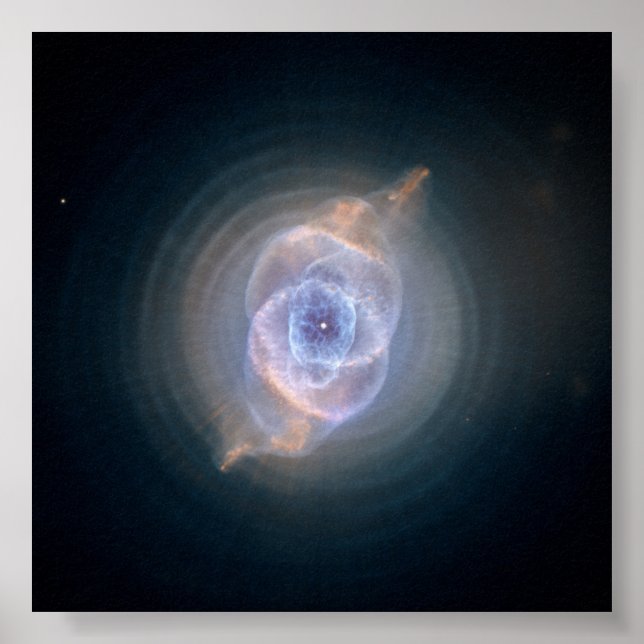 The Cat's Eye Nebula- Dying Star Creates Fant Poster (Front)