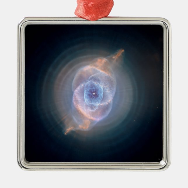 The Cat's Eye Nebula Metal Tree Decoration (Front)