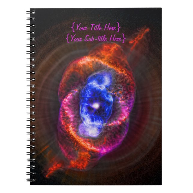 The Cats Eye Nebula Spiral Notebook (Front)