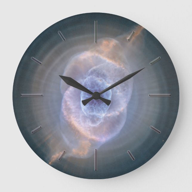 The Cat's Eye Nebula Wall Clocks Options (Front)