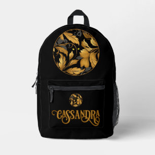 The Cat's Garden Personaized Printed Backpack
