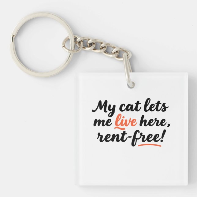 The Cat's House Key Ring (Front)