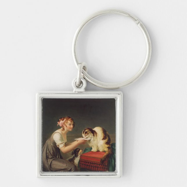 The Cat's Lunch Key Ring (Front)